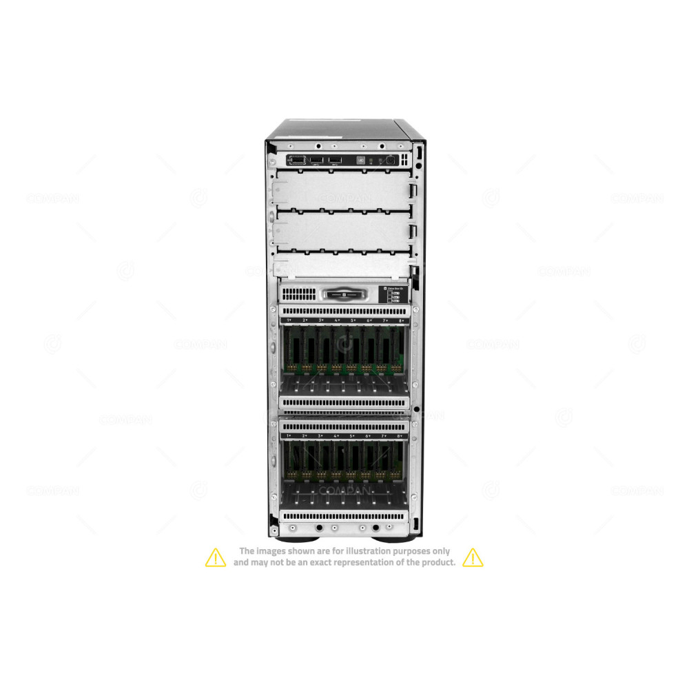 HPE Proliant ML350 G10 16SFF Tower 2x Xeon Silver 4116 1024 GB RAM 2x 480GB 6G SATA SSD 14x 1.8TB 10K 12G SAS